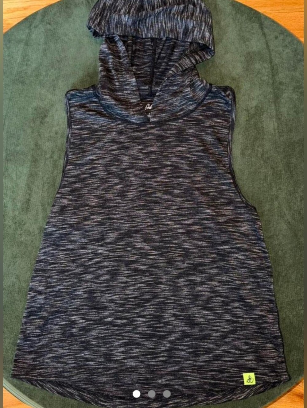 Sam Edelman HOODED TANK TOP/Heather Grey Womens Size M